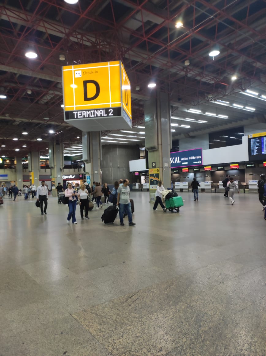 Primeira vez no aeroporto